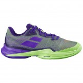 Chaussures Tennis Babolat Jet Mach 3 Terre Battue Homme Vert/Violet