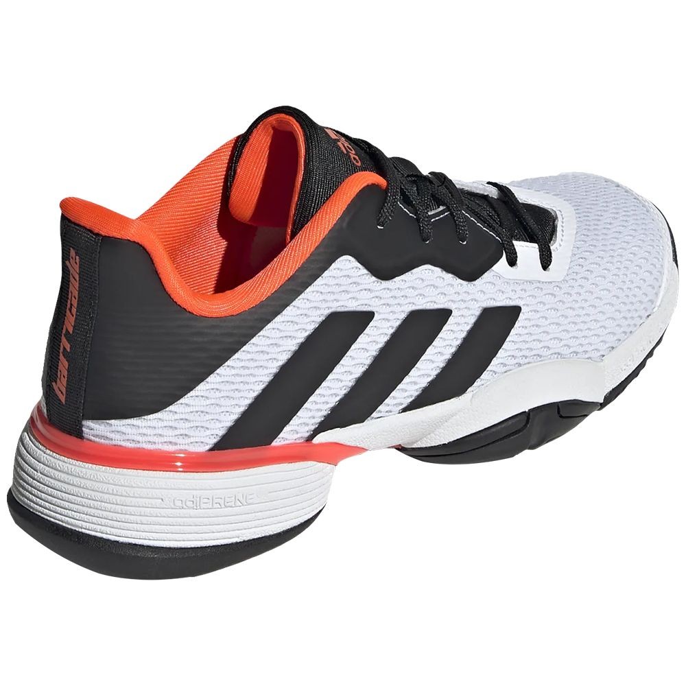 Chaussures adidas Tennis Barricade Toutes Surfaces Junior Blanc/Noir/Rouge - Sports Raquettes