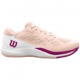 Chaussures Tennis Wilson Rush Pro Ace Femme Beige/Blanc/Violet