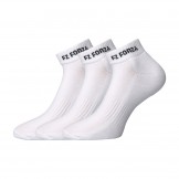 Chaussettes Forza Comfort Courtes Blanc x3