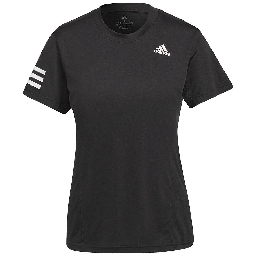 Tee-shirt adidas Club Femme Noir/Blanc - Sports Raquettes