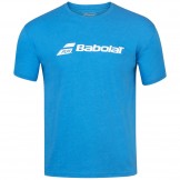 Tee-Shirt Babolat Exercise Garçon Bleu Roi