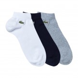 Chaussettes Lacoste RA4183 Blanc/Gris/Marine x3