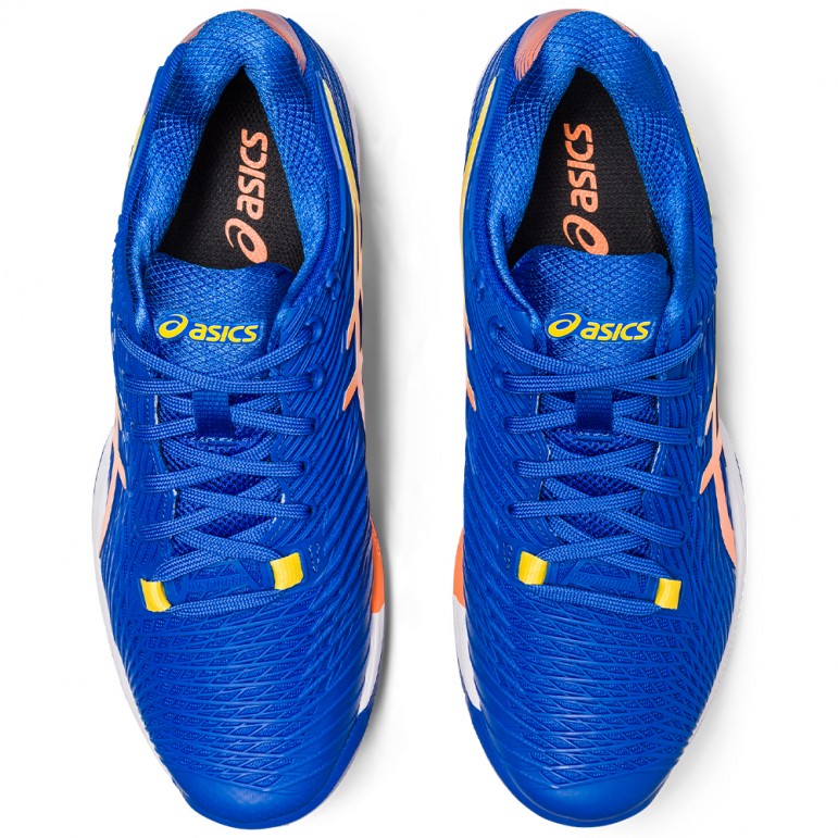 Chaussures Asics Solution Speed FlyteFoam 2 Homme Bleu/Orange