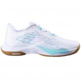 Chaussures Badminton Babolat Shadow Tour 5 Femme Blanc/Bleu