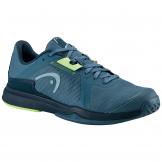 Chaussures Tennis Head Sprint Team 3.5 Homme Bleu/Vert