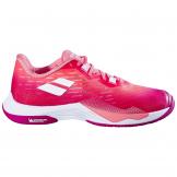 Chaussures Badminton Babolat Shadow Tour 5 Femme Rouge/Violet