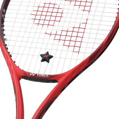 3x Antivibrateur De Raquette De Tennis Joueurs Noir Et Rouge Et
