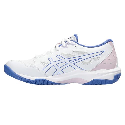 Chaussures Badminton Asics Gel Rocket 11 Femme Blanc/Bleu clair