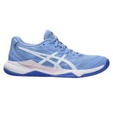 Chaussures Badminton Asics Gel Tactic 12 Femme Bleu clair/Blanc