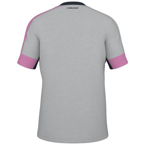 Tee-shirt Head Play Tech Homme Rose/Gris