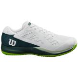 Chaussures Tennis Wilson Rush Pro Ace Homme Blanc/Bleu/Vert