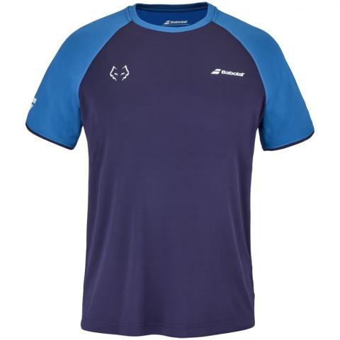 Tee-shirt Babolat Lebron Homme Bleu Foncé