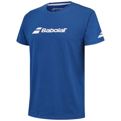 Tee-shirt Babolat Exercise 2.0 Garçon Bleu Foncé