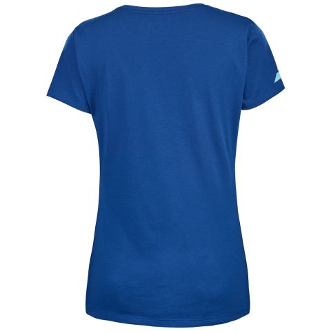 Tee-shirt Babolat Exercise 2.0 Flag Femme Bleu Foncé