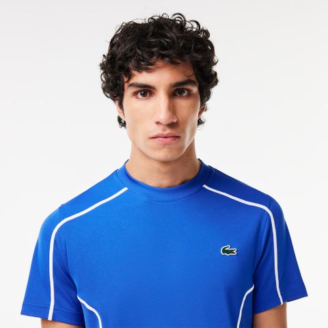 Tee-shirt Lacoste TH7545 Homme Bleu