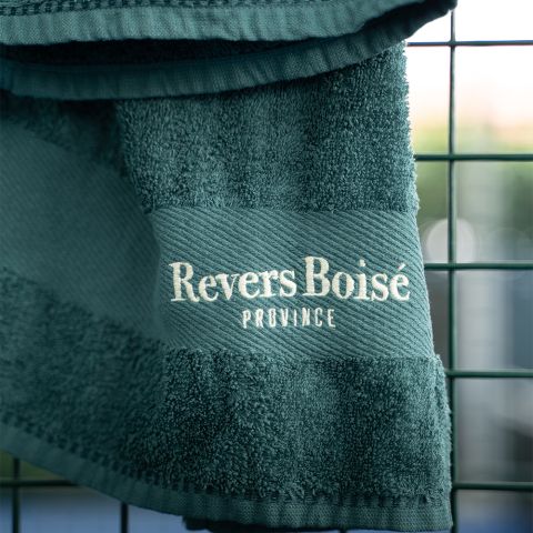 Serviette Revers Boisé Verte