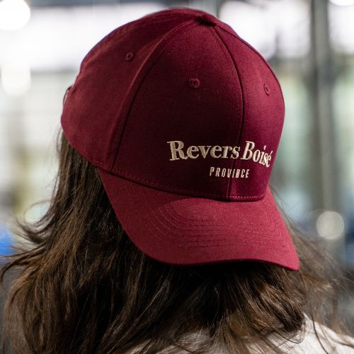 Casquette Revers Boisé Bordeaux