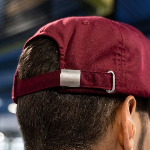 Casquette Revers Boisé Bordeaux