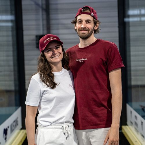 Casquette Revers Boisé Bordeaux