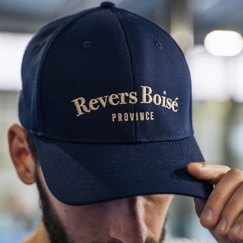 Casquette Revers Boisé Bleu