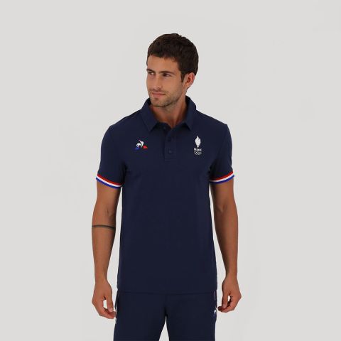 Polo Le Coq Sportif France Olympique N°2 Homme Bleu