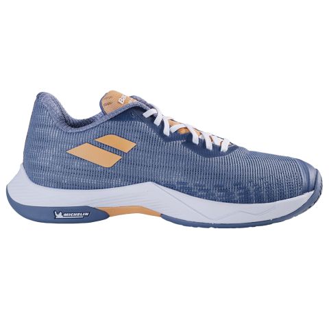 Chaussures Badminton Babolat Shadow Spirit 2 Femme Gris/Corail