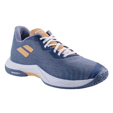 Chaussures Badminton Babolat Shadow Spirit 2 Femme Gris/Corail