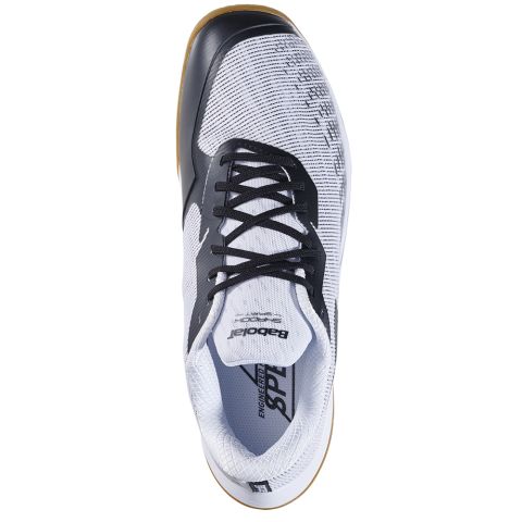 Chaussures Badminton Babolat Shadow Spirit 2 Homme Blanc/Noir