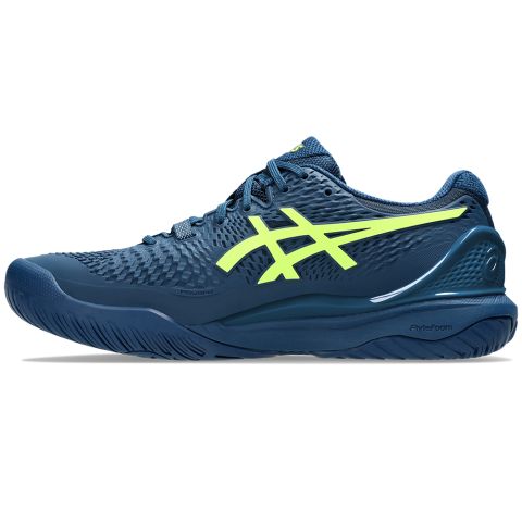 Chaussures Tennis Asics Gel Resolution 9 Homme Bleu/Jaune