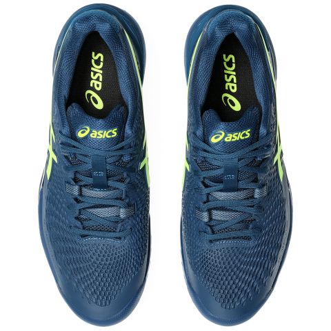 Chaussures Tennis Asics Gel Resolution 9 Homme Bleu/Jaune