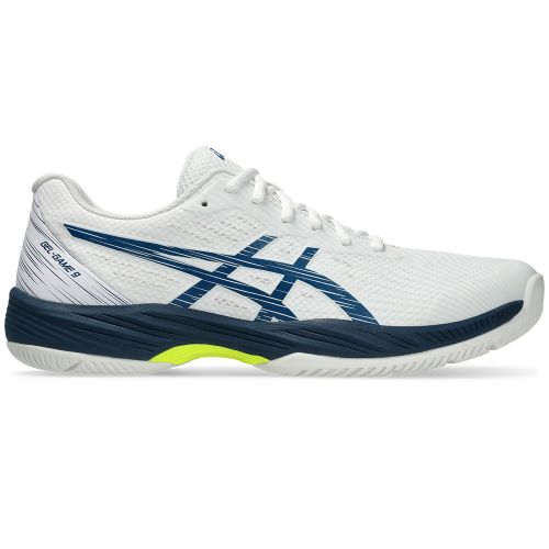 Chaussures Tennis Asics Gel Game 9 Homme Blanc/Mako Bleu