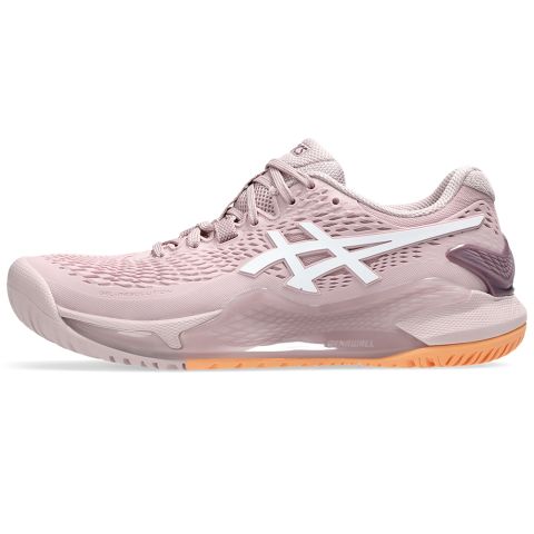 Chaussures Tennis Asics Gel Resolution 9 Femme Rose/Blanc