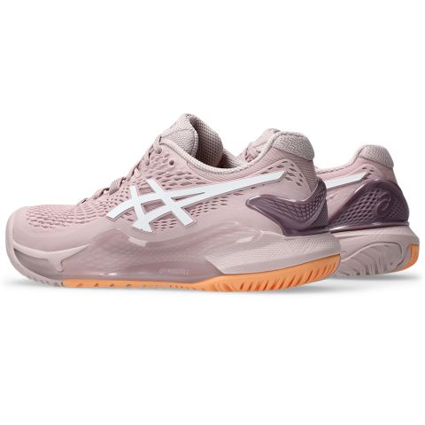 Chaussures Tennis Asics Gel Resolution 9 Femme Rose/Blanc