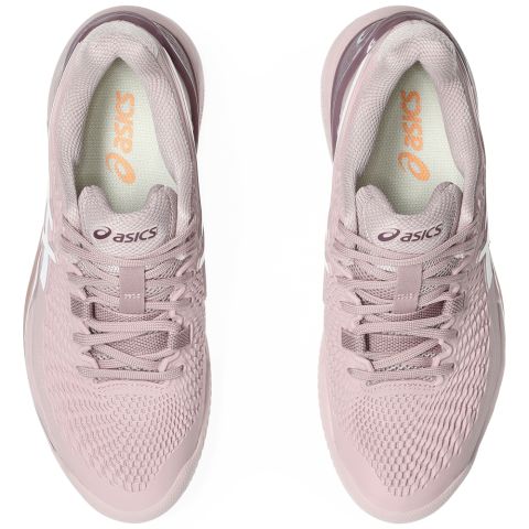 Chaussures Tennis Asics Gel Resolution 9 Terre Battue Femme Rose/Blanc