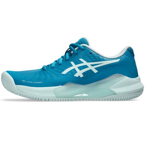 Chaussures Tennis Asics Gel Challenger 14 Terre Battue Femme Bleu Clair