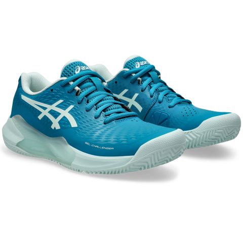 Chaussures Tennis Asics Gel Challenger 14 Terre Battue Femme Bleu Clair