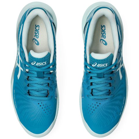 Chaussures Tennis Asics Gel Challenger 14 Terre Battue Femme Bleu Clair