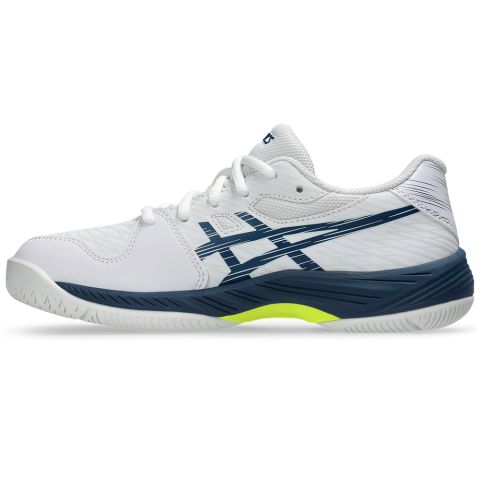 Chaussures Tennis Asics Gel Game 9 GS Junior Blanc/Bleu