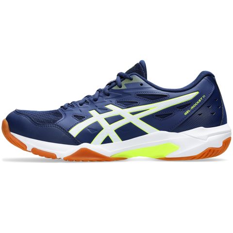 Chaussures Badminton Asics Gel Rocket 11 Homme Bleu/Jaune