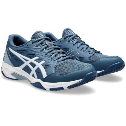 Chaussures Badminton Asics Gel Rocket 11Homme Vintage Indigo/Blanc