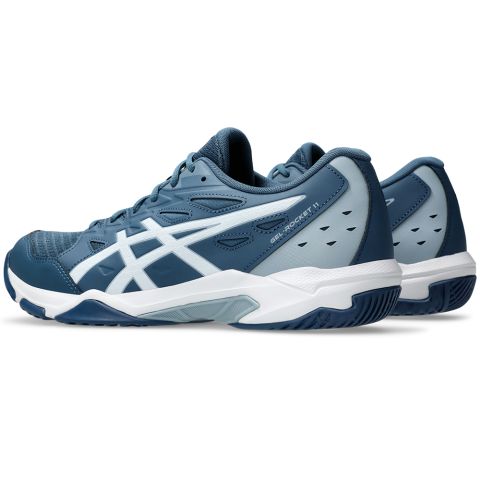 Chaussures Badminton Asics Gel Rocket 11Homme Vintage Indigo/Blanc