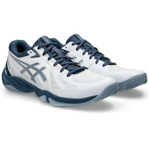 Chaussures Badminton Asics Blade FF Homme Blanc/Vintage Indigo