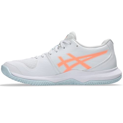 Chaussures Badminton Asics Gel Tactic 12 Femme Blanc/Orange