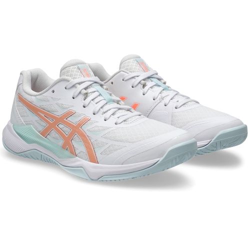 Chaussures Badminton Asics Gel Tactic 12 Femme Blanc/Orange