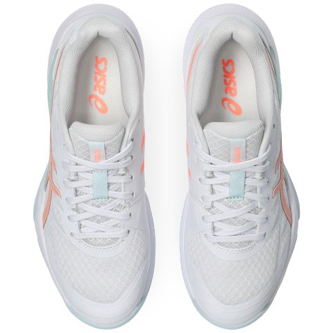 Chaussures Badminton Asics Gel Tactic 12 Femme Blanc/Orange