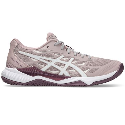 Chaussures Asics Gel Tactic 12 Femme Rose Blanc Sports Raquettes