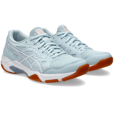 Chaussures Badminton Asics Gel Rocket 11 Femme Gris/Blanc