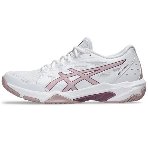 Chaussures Badminton Asics Gel Rocket 11 Femme Blanc/Rose