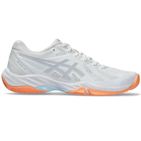 Chaussures Badminton Asics Blade FF Femme Blanc/Gris Bleu